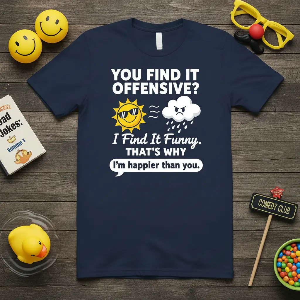 You Find It Offensive I Find It Funny T-Shirt