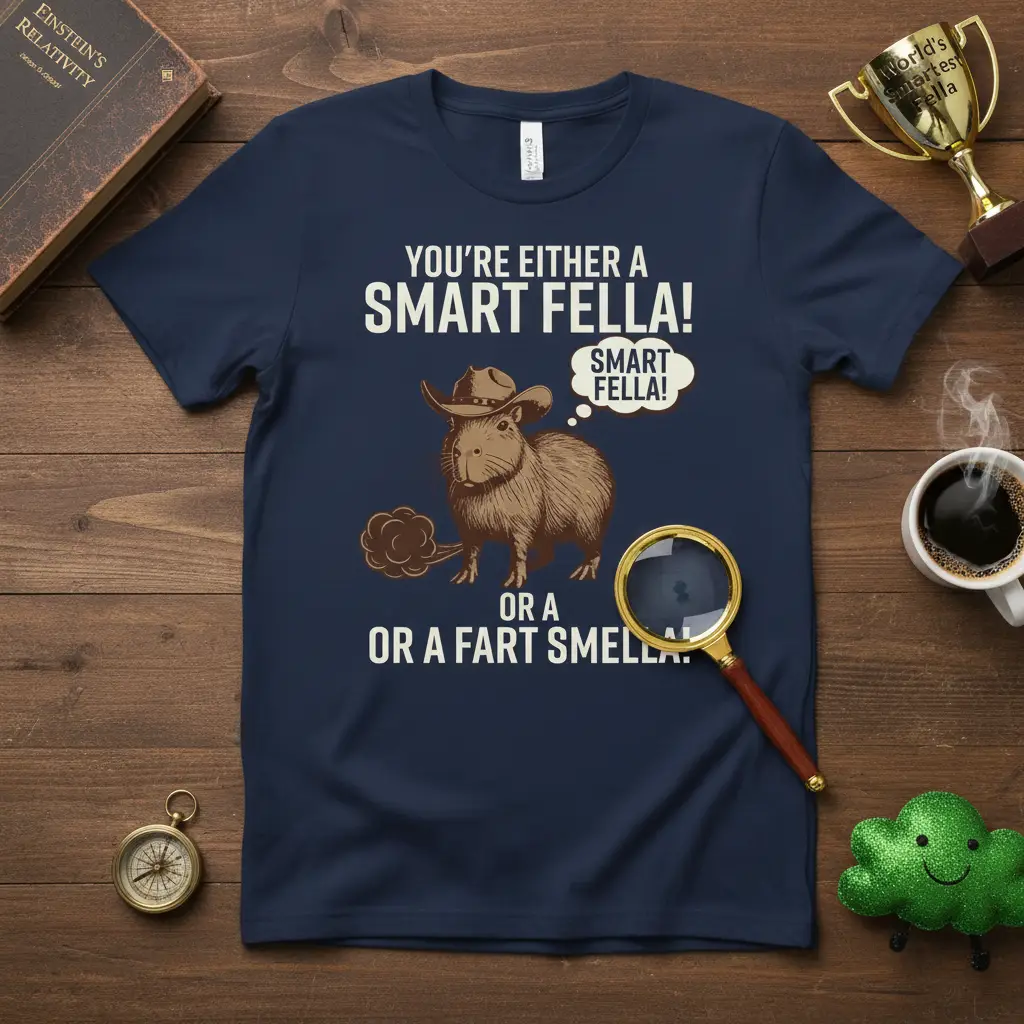 You’re Either a Smart Fella or a Fart Smell T-Shirt