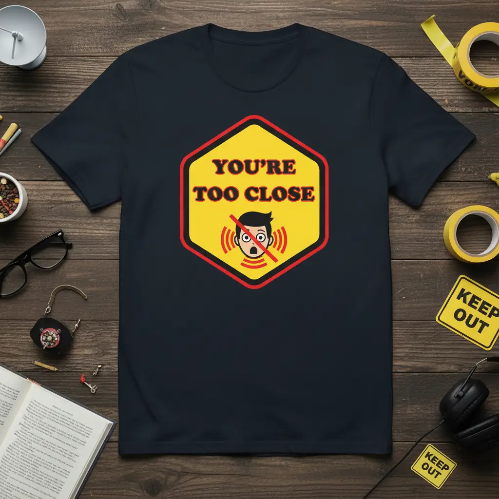 You’re Too Close Social Distancing Humor T-Shirt