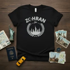 ZCHRAN for New York City unique graphic design printed on comfortable cotton t-shirt