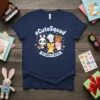 #CuteSquad The Band of Besties t-shirt featuring a panda playing guitar, tiger, pig, bunny, bear, and dog characters in a