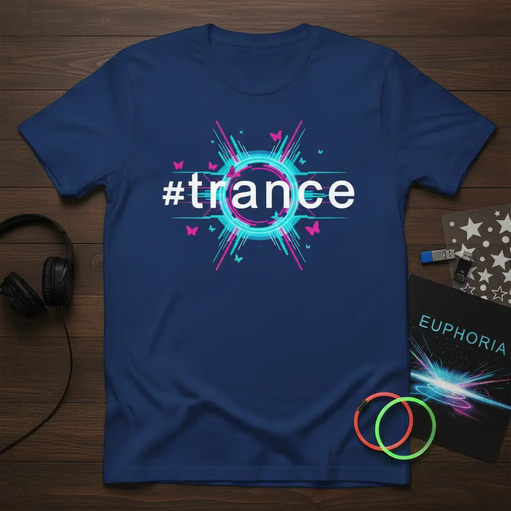 #trance Music Lover Tee Electronic Dance Music Gift