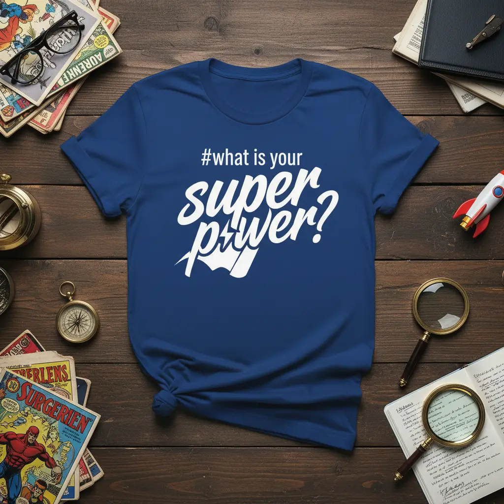 #what Is Your Super Power? Inspirational Quote T-Shirt