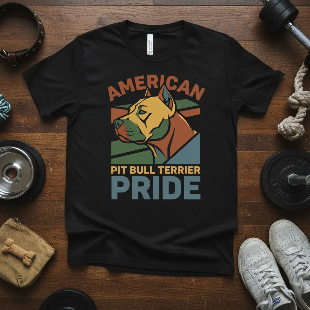 American Pit Bull Terrier Pride T-Shirt for Dog Lovers