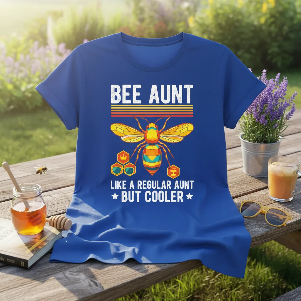Bee Aunt Like a Regular Aunt but Cooler T-Shirt
