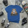 Bruh Bulldog T-Shirt with a grumpy bulldog graphic and the word BRUH