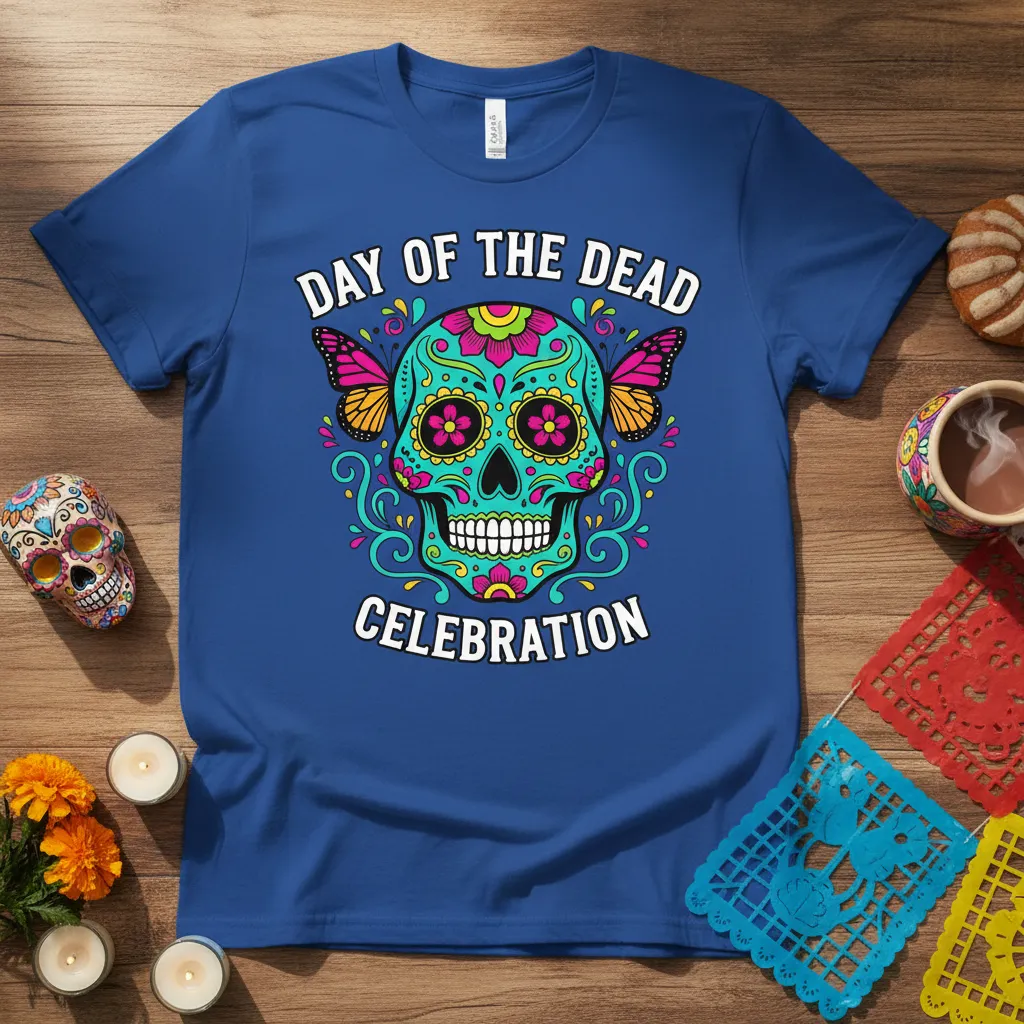 Day of the Dead Celebration Sugar Skull T-Shirt