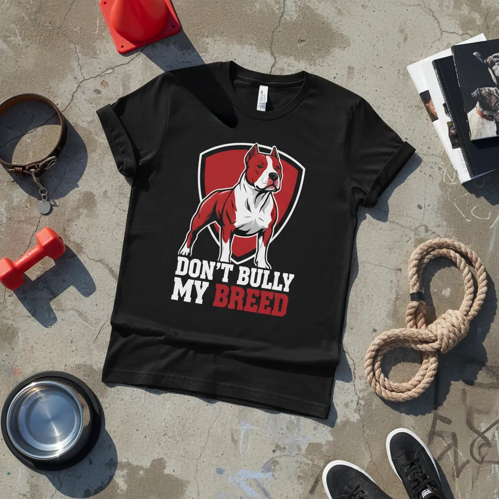 Don’t Bully My Breed Pitbull T-Shirt Dog Lover Gift