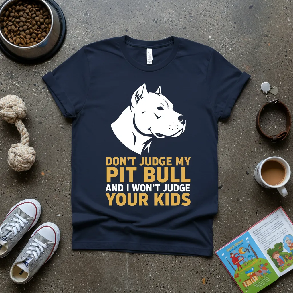 Don’t Judge My Pitbull and I Won’t Judge Your Kids T-Shirt