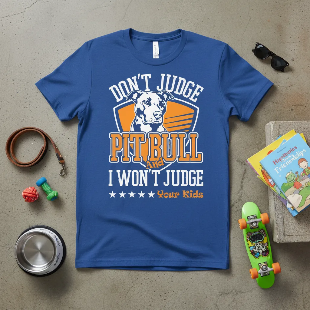 Don’t Judge Pit Bull and I Won’t Judge Your Kids T-Shirt