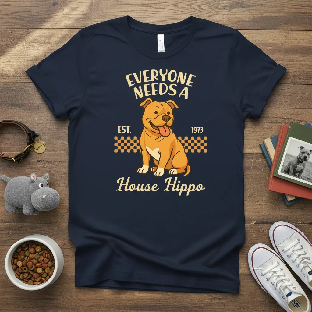 Everyone Needs a House Hippo T-Shirt Dog Lover Gift
