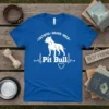 Faithful Brave Bold Pit Bull bold graphic design printed on comfortable cotton t-shirt