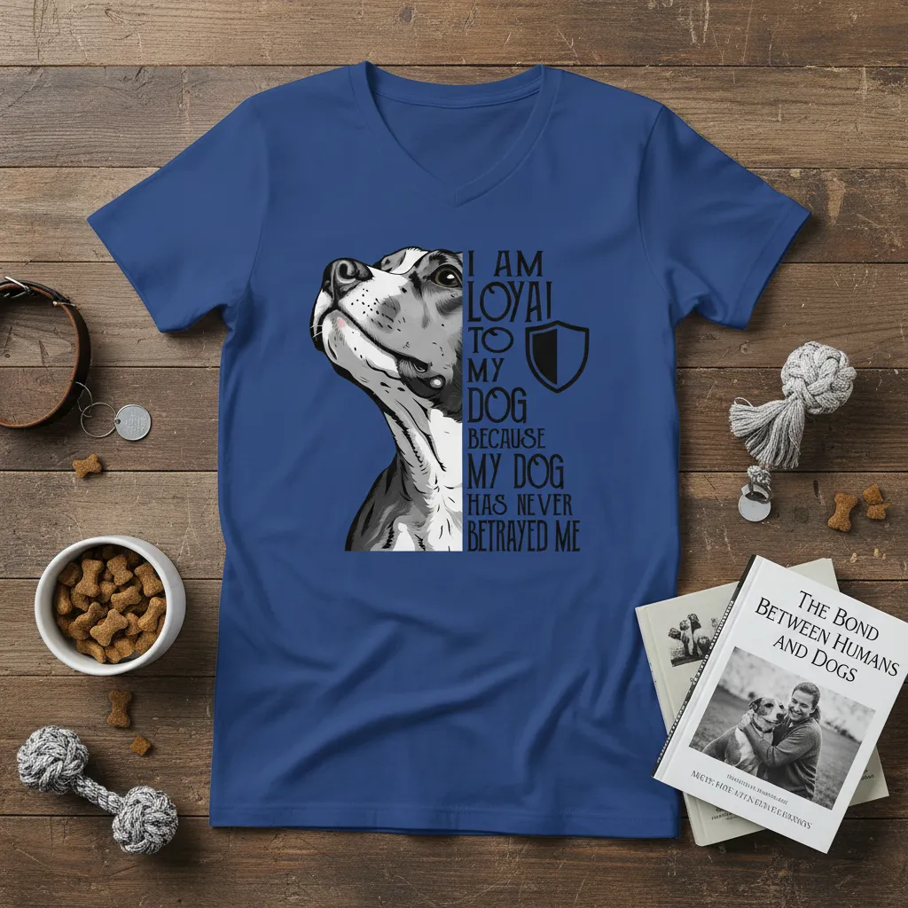 I Am Loyal to My Dog T-Shirt Unwavering Devotion Gift