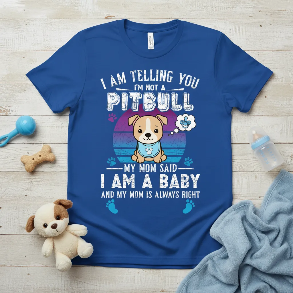 I Am Telling You I’m Not a Pitbull Baby Tee