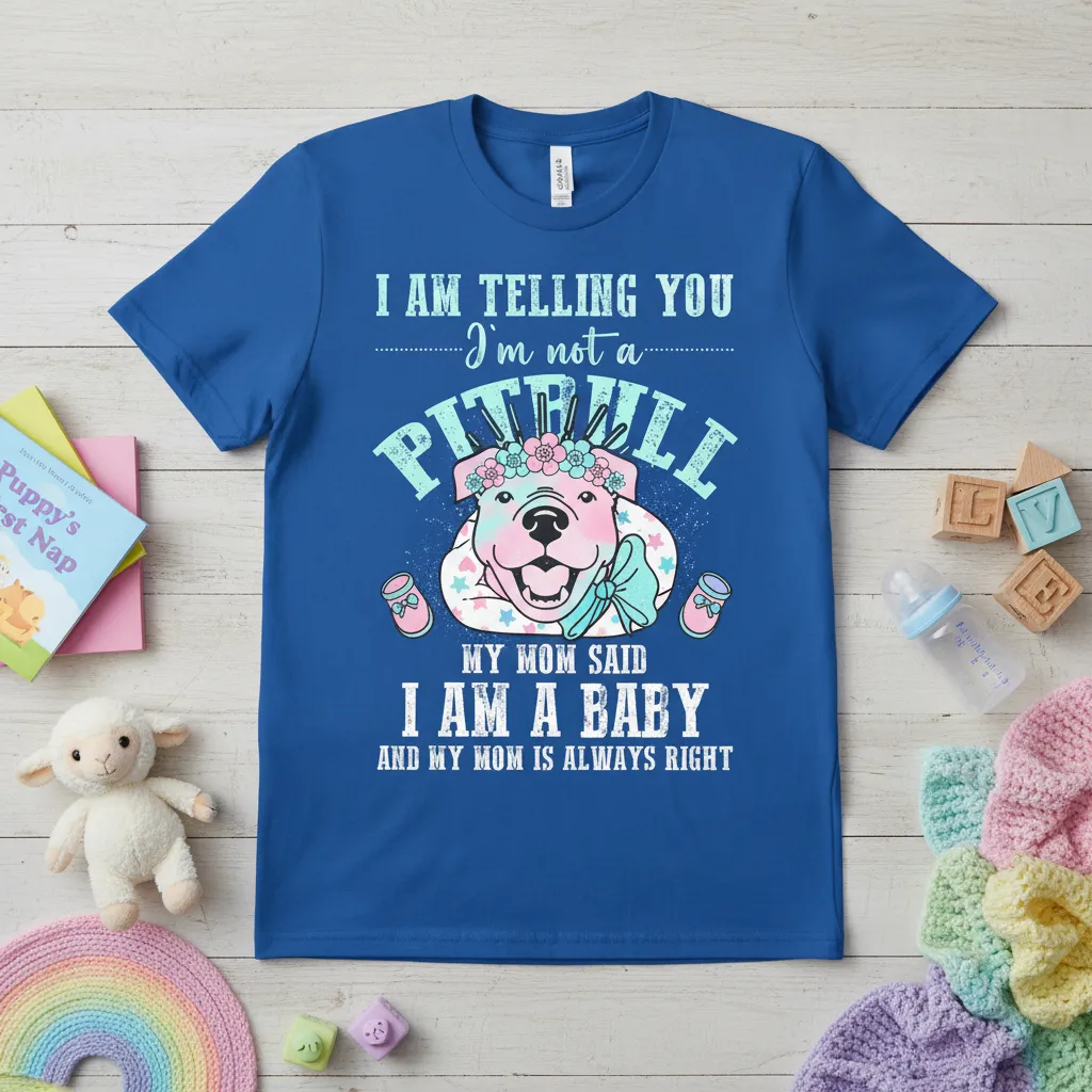 I Am Telling You I’m Not a Pitbull Baby Tee
