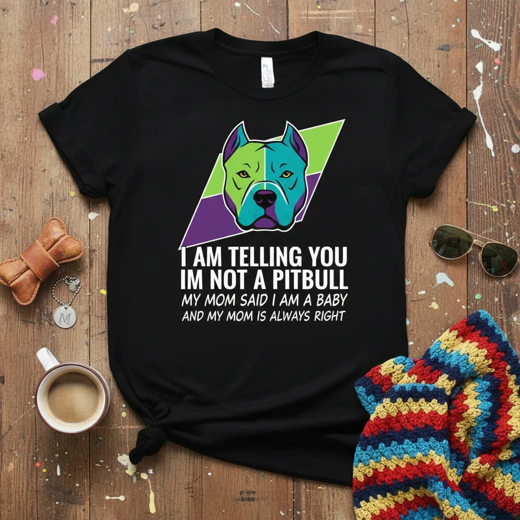 I Am Telling You Im Not a Pitbull Tee for Mom