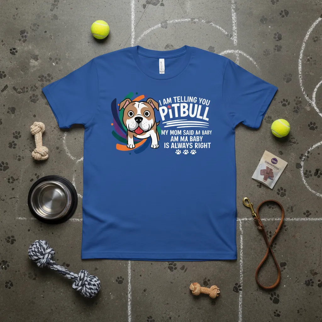 I Am Telling You Pitbull My Mom Said Am Baby Tee