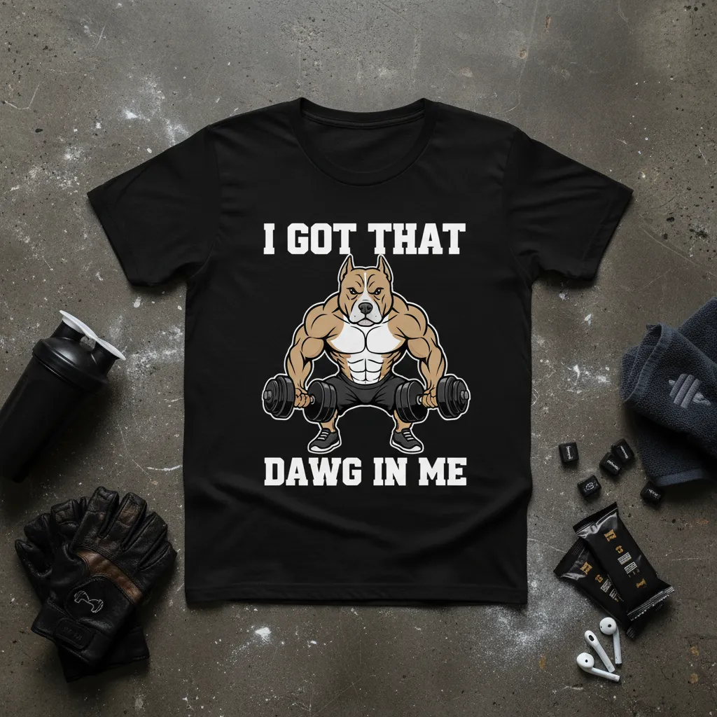 I Got That Dawg in Me Gym T-Shirt Motivational Workout