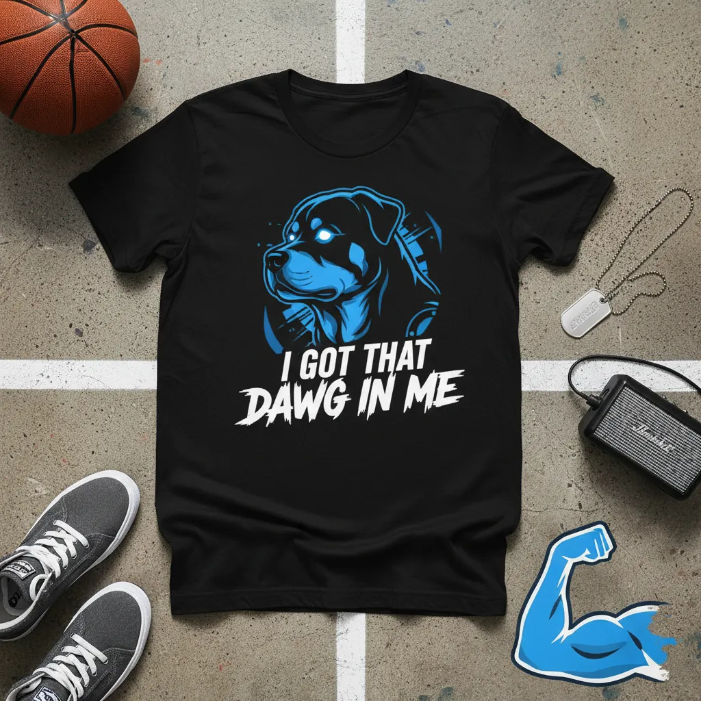 I Got That Dawg in Me Rottweiler T-Shirt Funny Dog Lover Gift