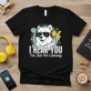 I HEAR YOU I'm Just Not Listening funny dog quote t-shirt with a white dog wearing sunglasses and headphones