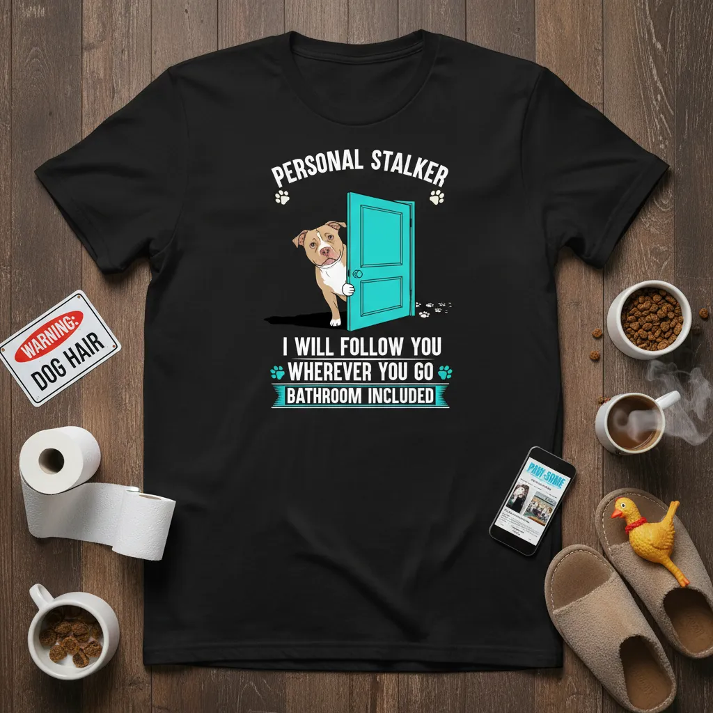 I Will Follow You Bathroom Included Dog Tee