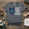 Dog portrait t-shirt with the quote "If Yon't Believe They Have Souls You Haven't Looked Into Their Eyes Long Enough"