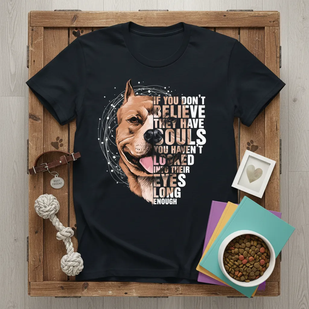 If You Don’t Believe They Have Souls Pitbull T-Shirt
