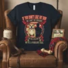 Pitbull design on a navy t-shirt with text "If You Don't Like My Dog We Can't Be Friends Love Me