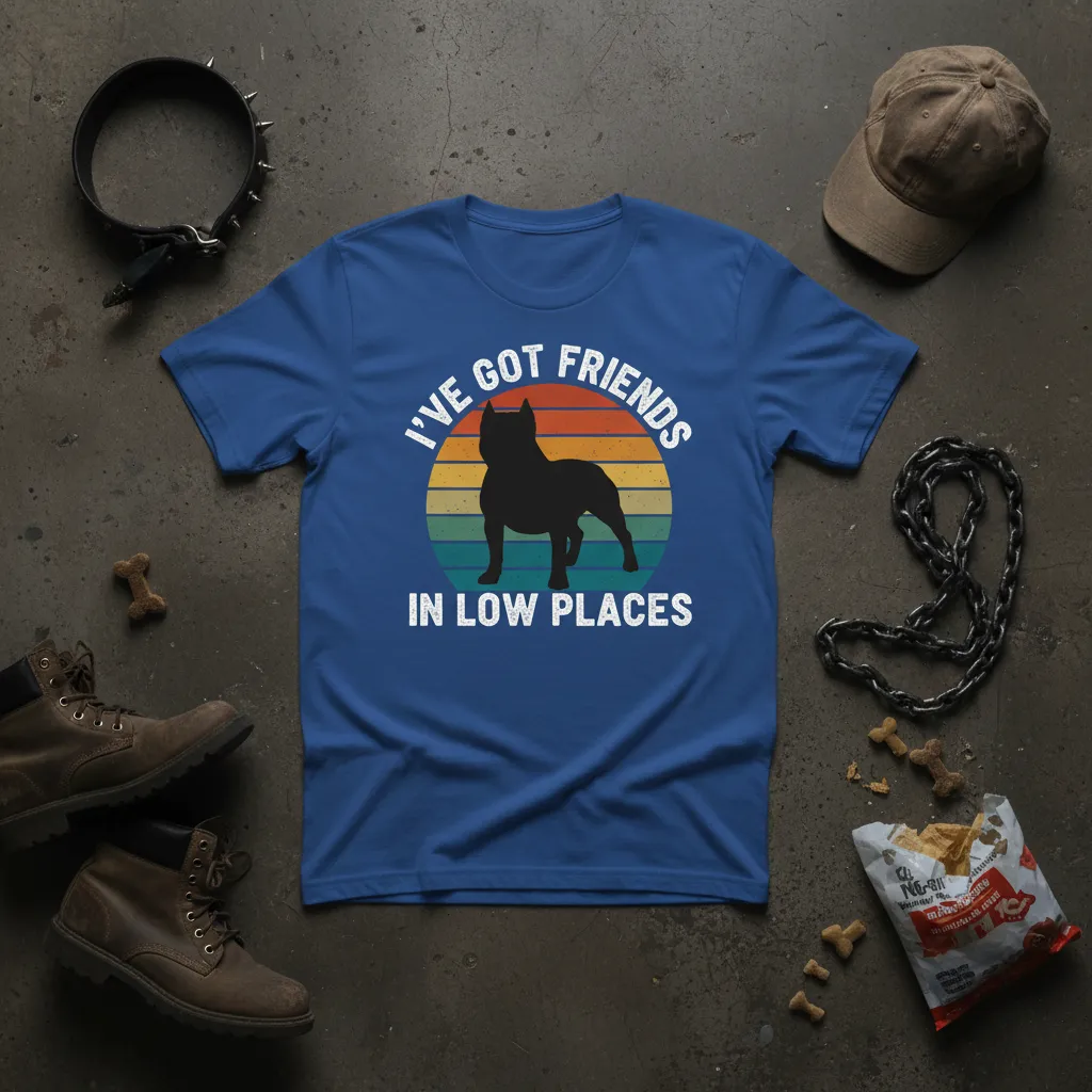 I’ve Got Friends in Low Places Dog T-Shirt Funny Pet Lover Gift