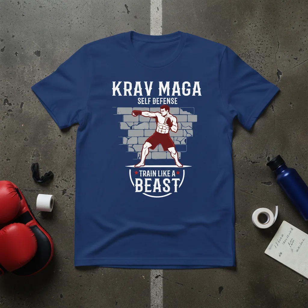 Krav Maga Self Defense Train Like a Beast T-Shirt