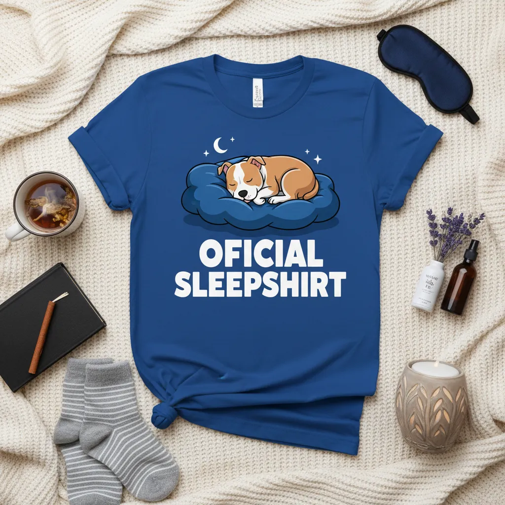 Oficial Sleepshirt Dog T-Shirt Cute Pet Lover Gift