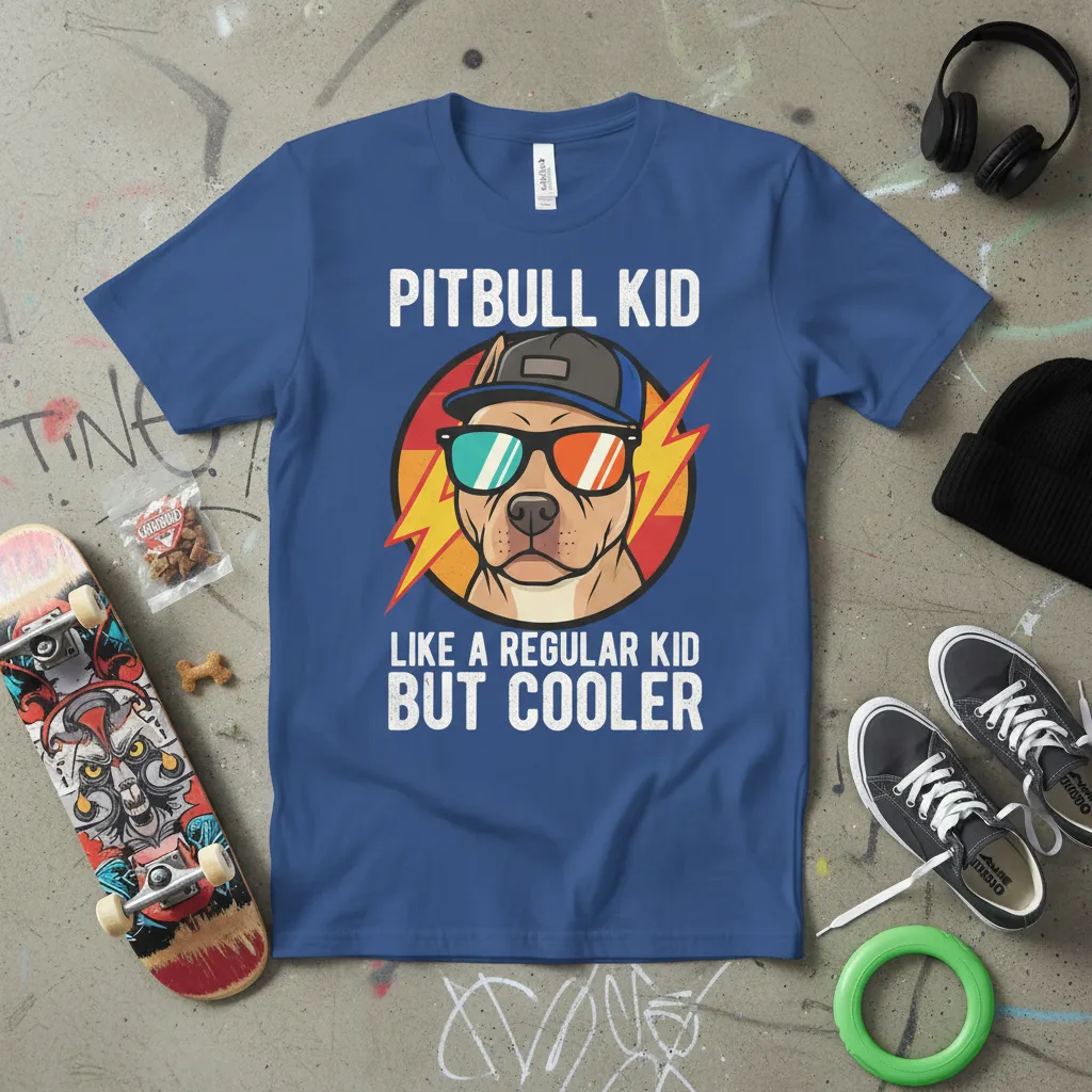 Pitbull Kid Like a Regular Kid but Cooler T-Shirt