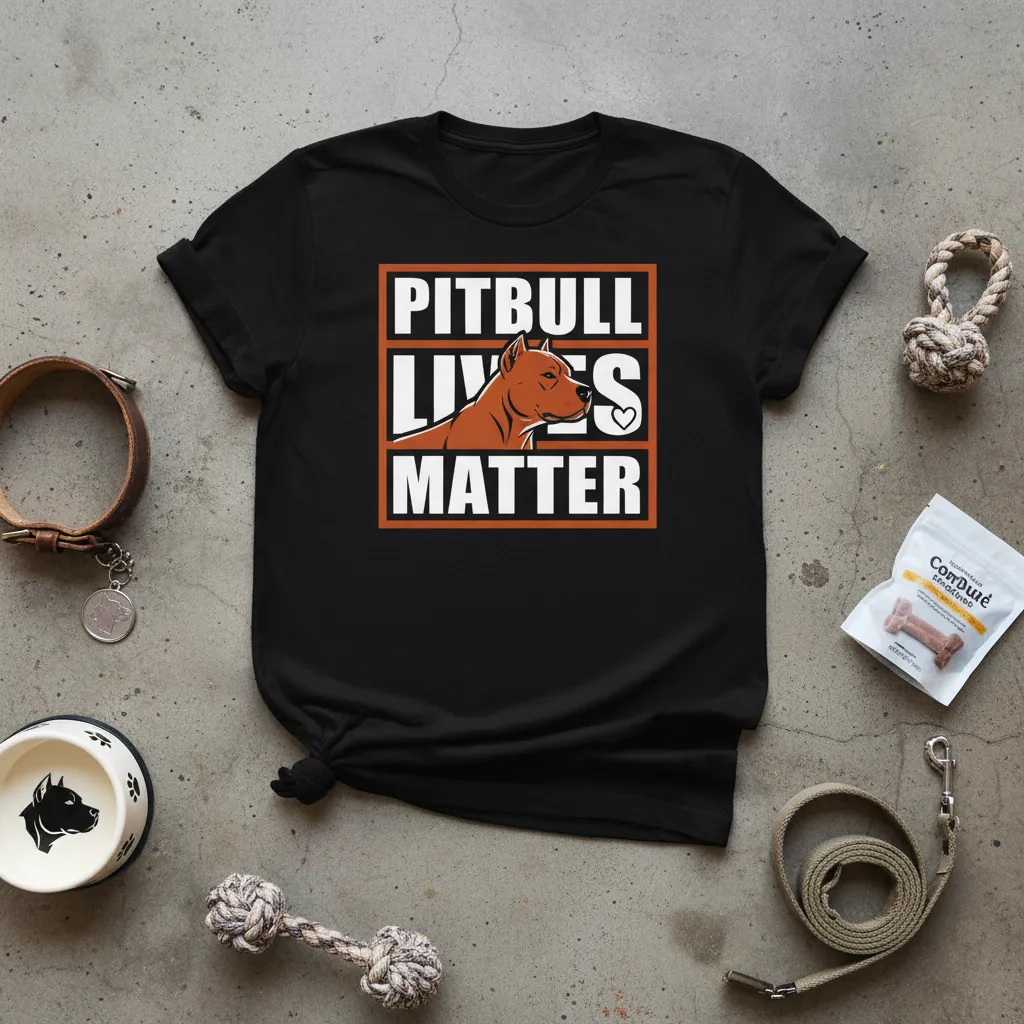 Pitbull Lives Matter T-Shirt Dog Lover Gift for Advocates
