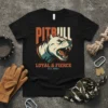 Pitbull Loyal & Fierce Est. 1800s stylish graphic design printed on comfortable cotton t-shirt