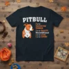 PITBULL P is for text design featuring bold typography on quality t-shirt