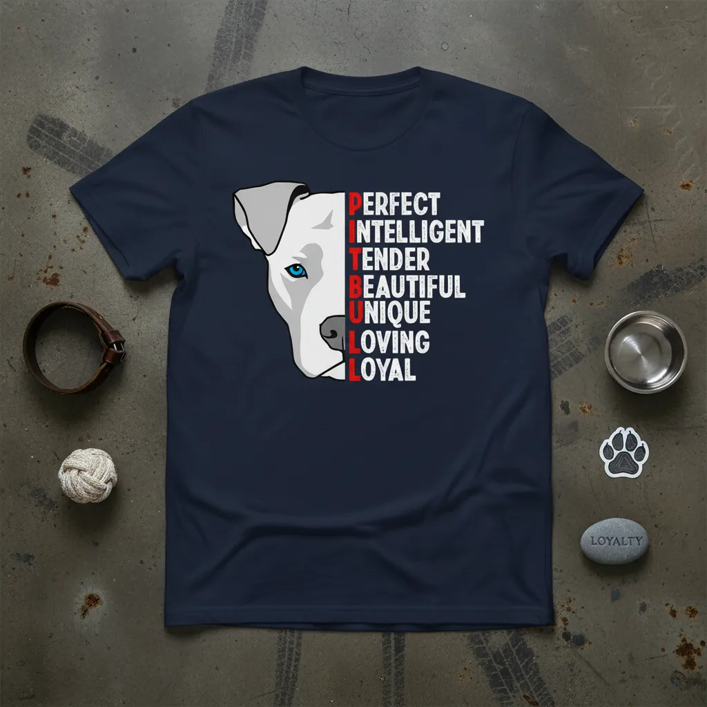 Pitbull Perfect Intelligent Tender Beautiful Unique Loving T-Shirt