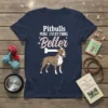 T-shirt design with text "Pitbulls MAKE EVERYTHING Better" and a graphic of a pitbull dog
