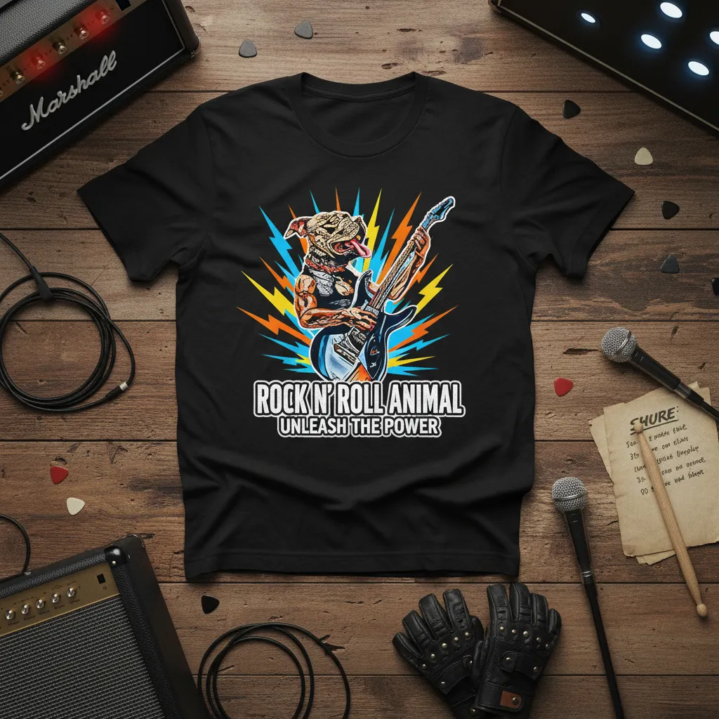 Rock N’ Roll Animal Unleash the Power T-Shirt