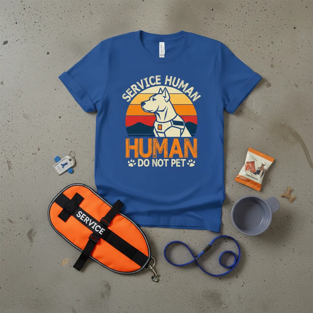 Service Human Human Do Not Pet Dog T-Shirt