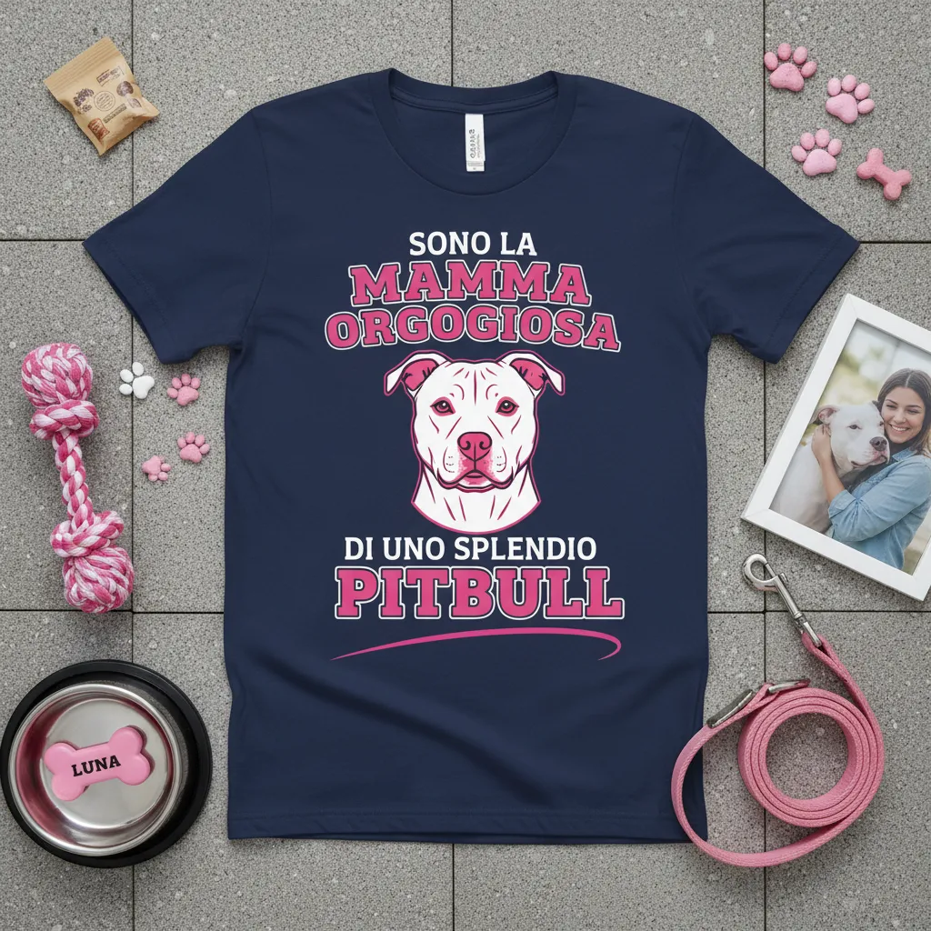 Sono La Mamma Orgogliosa Di Uno Splendido Pitbull Tee