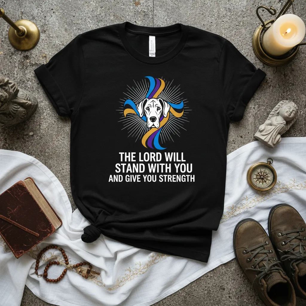 The Lord Will Stand With You T-Shirt Faith & Strength Gift