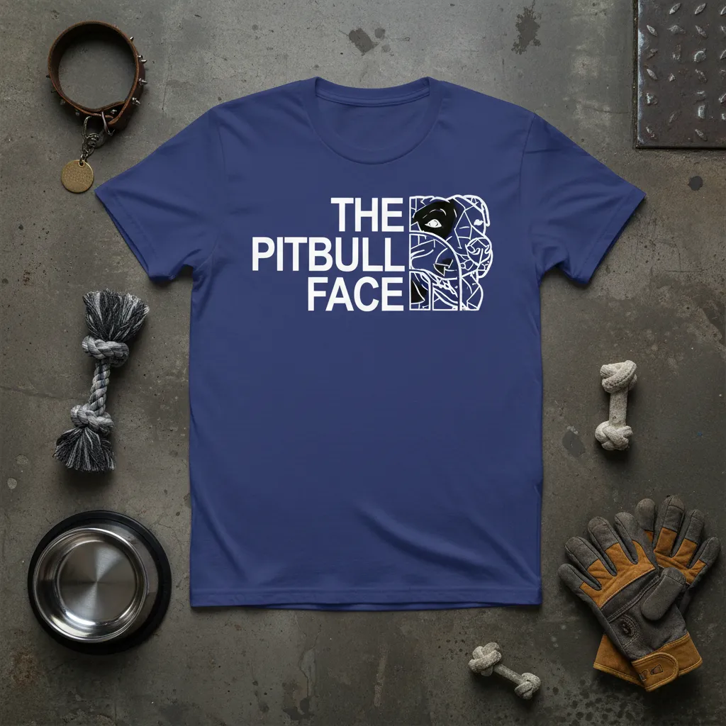 The Pitbull Face T-Shirt Dog Lover Gift for Pitbull Owners