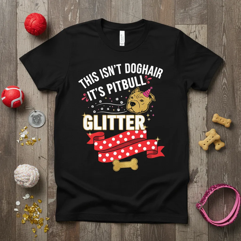 This Isn’t Doghair It’s Pitbull Glitter T-Shirt