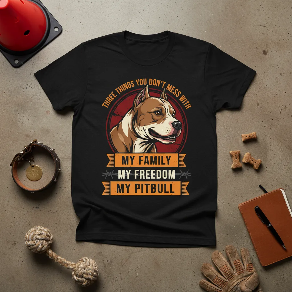 Three Things You Don’t Mess With Pitbull T-Shirt