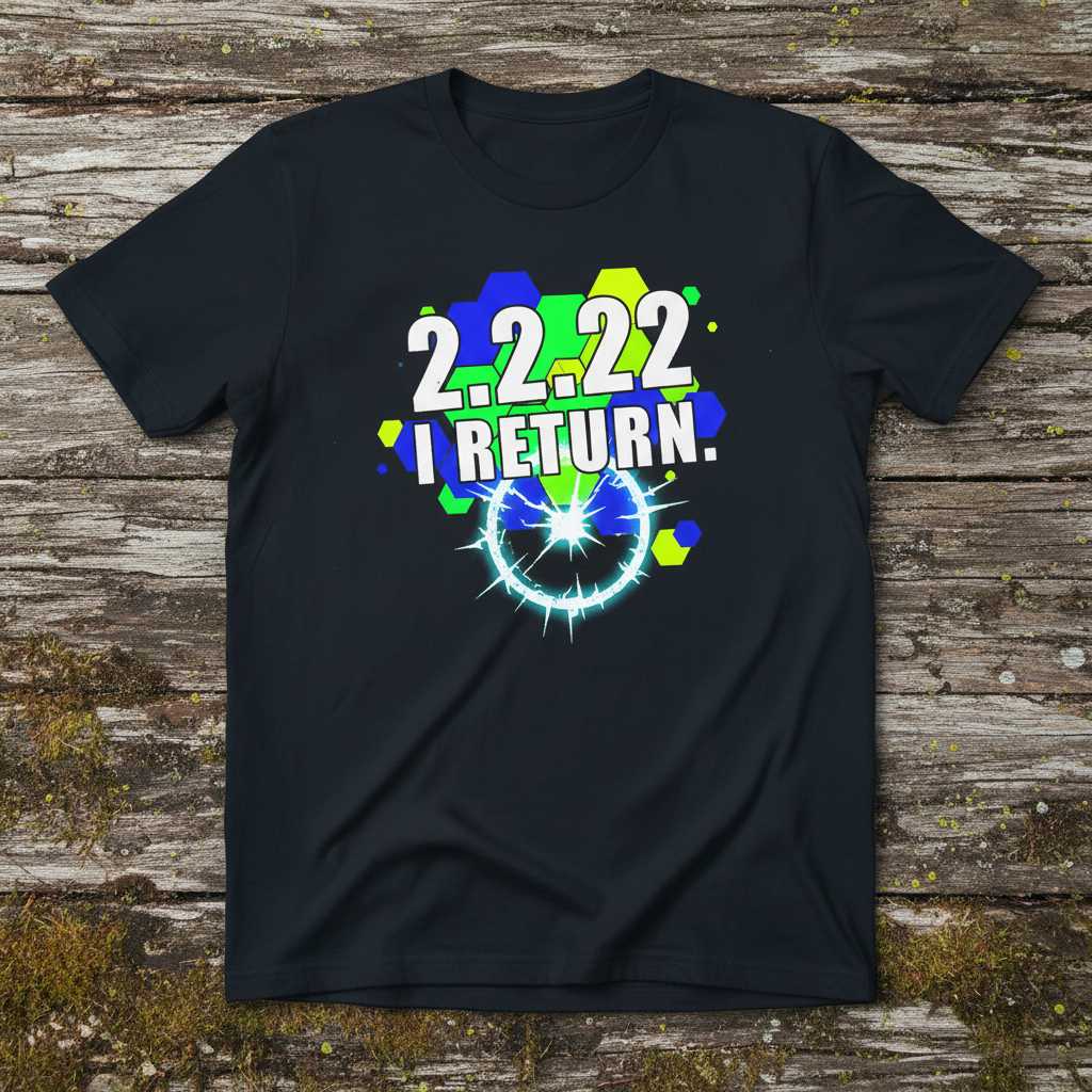 2.2.22 I Return Groundhog Day Graphic T-Shirt, Funny Novelty Tee Present Idea