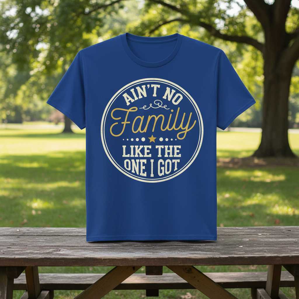 Aint No Family Like The One I Got Vintage T-Shirt, Graphic Reunion Tee Outfit