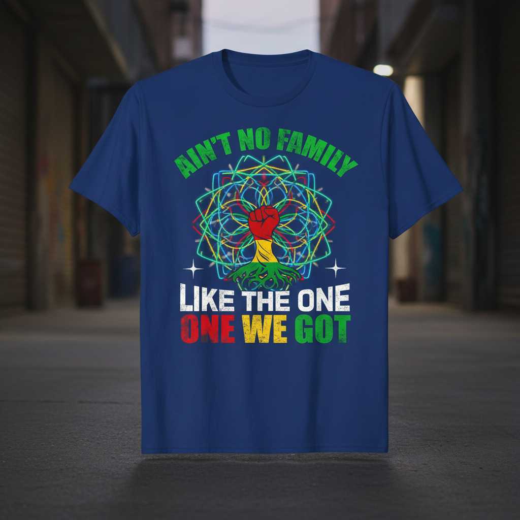 Aint No Family Like The One One We Got Distressed T-Shirt, 2024 Family Reunion Tee Souvenir
