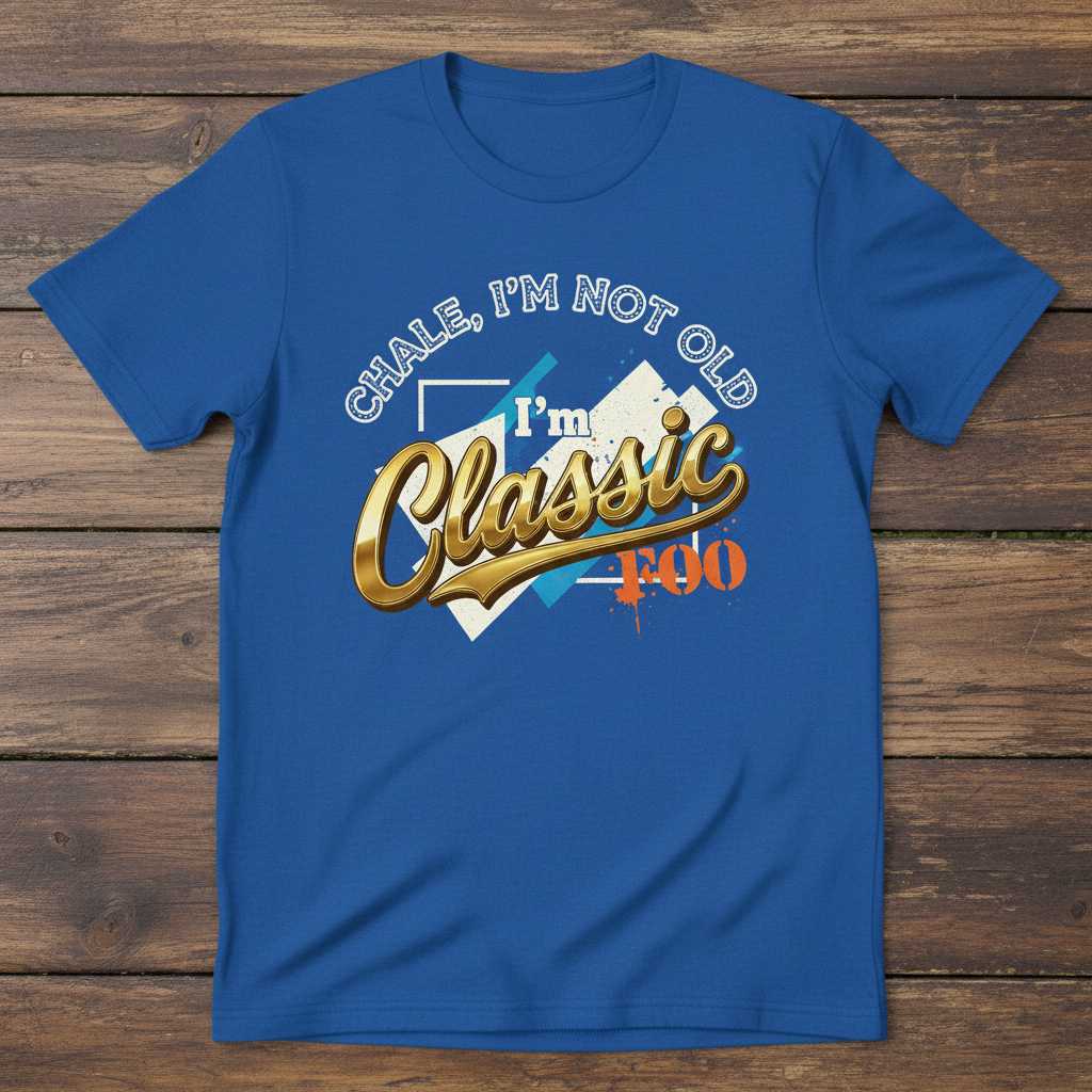 Chale, Im Not Old Im Classic Foo Chicano Pachuco T-Shirt Graphic Tee