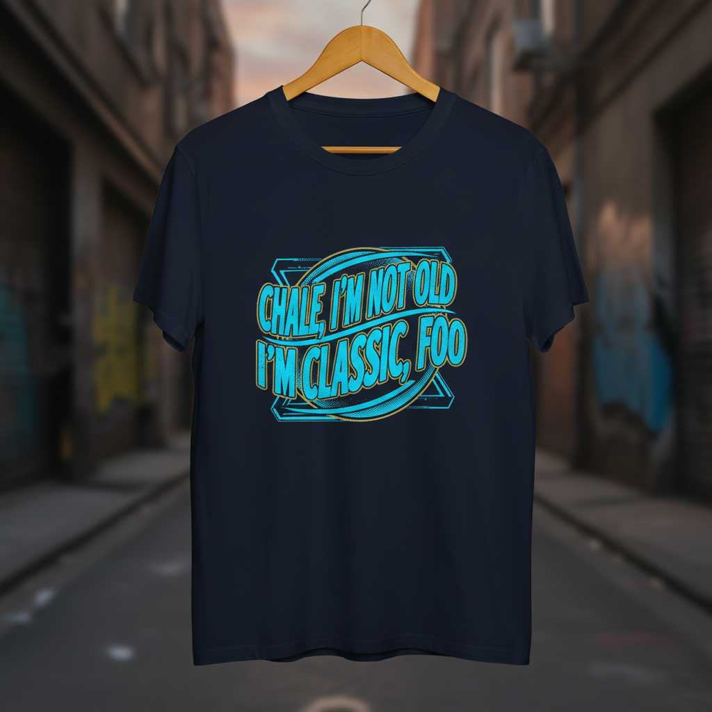 Chale, Im Not Old Im Classic, Foo Retro Lowrider T-Shirt, Graphic Tee