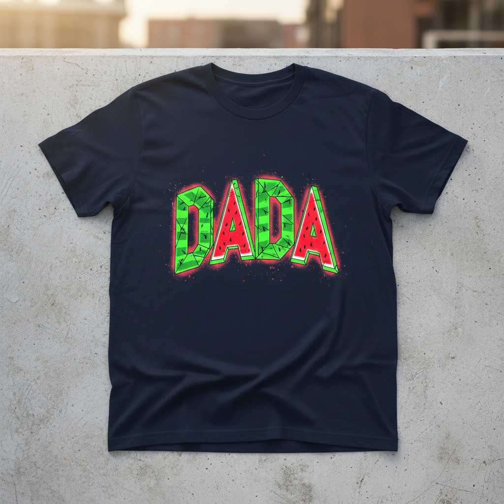 Dada Watermelon Graphic T-Shirt, Funny Summer Fruit Tee Unisex Present